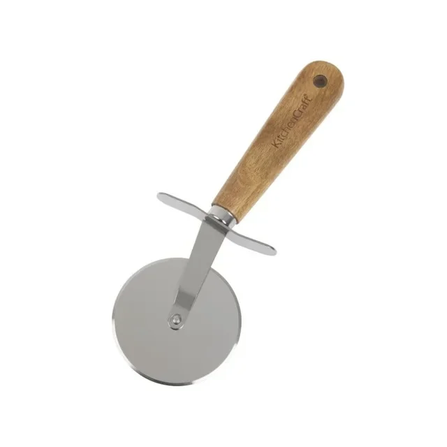 Pizza Cutter with Wooden Handle - 65 mm Diameter