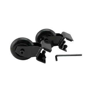Swivel Caster Wheel for LED Light Display Stand Black - Set of 2 Units