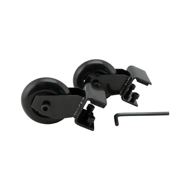 Swivel Caster Wheel for LED Light Display Stand Black - Set of 2 Units