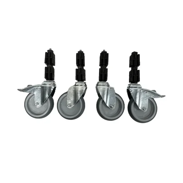 Rodízios para Mesa de Centro - Conjunto de 4 Rodas Giratórias