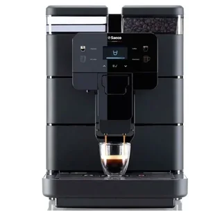 Royal Black Coffee Machine - Elegant Model for Espresso and Hot Beverages