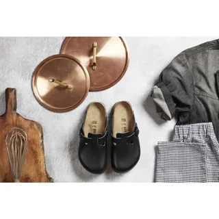 Boston Schwarze Birkenstock Clogs - Größe 39