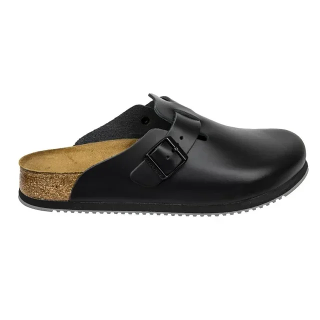 Boston Birkenstock Schwarze Clogs - Größe 43