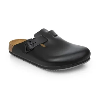 Boston Birkenstock Schwarze Clogs - Größe 43