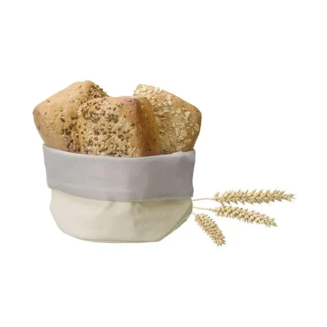 Sacca per Pane Rotonda Beige Ø25cm