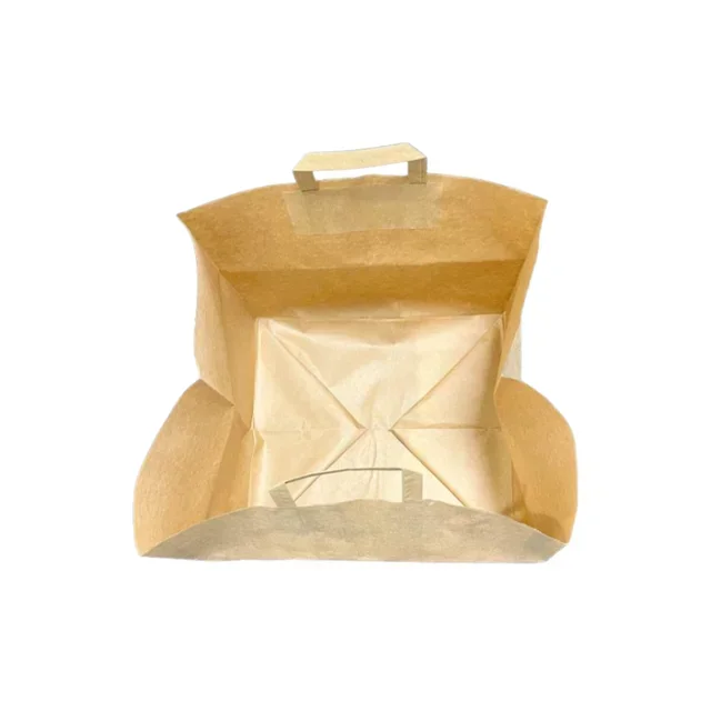 Sac Cabas Kraft Grand Volume pour Emballage Boîtes - 34x33x37 cm - Pack 200 unités