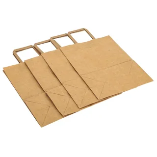 Bolsa de Papel Kraft 26x14x33 cm - Paquete de 250 unidades