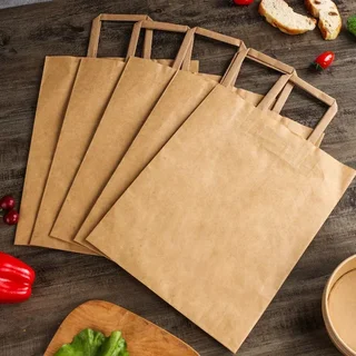 Bolsa de Papel Kraft 26x14x33 cm - Paquete de 250 unidades