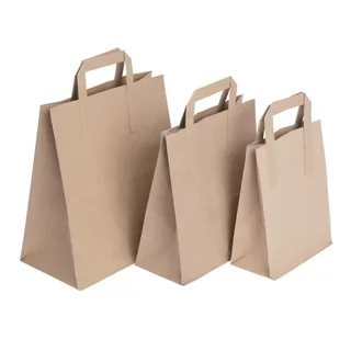 Brown Kraft Bag 215x180 mm - Pack of 250 units