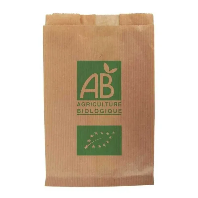 Saco de Papel Kraft Alimentar 2kg para Frutas e Legumes - Lote de 1000 Sacos