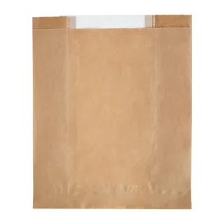 Bolsas de Papel Kraft con Ventana Transparente - Pack 1000 unidades