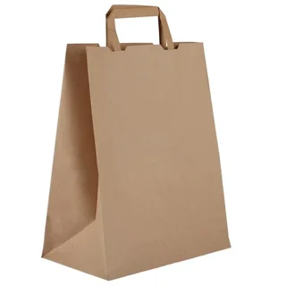 Sacs Compostables en Papier Recyclé Format Grand - 25 cm - Conditionnement 250 unités