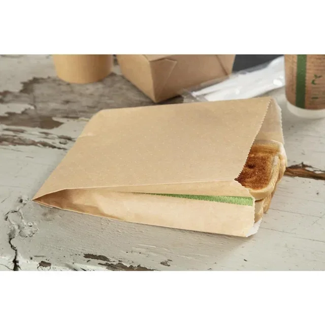 Compostable Hot Snack Bags 292 x 127 mm - Pack of 500