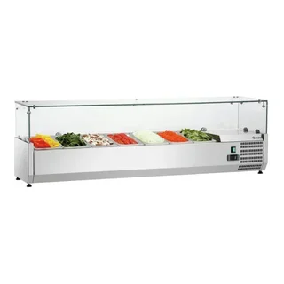 Saladette de Comptoir 7 Bacs Gastronorme 1/4