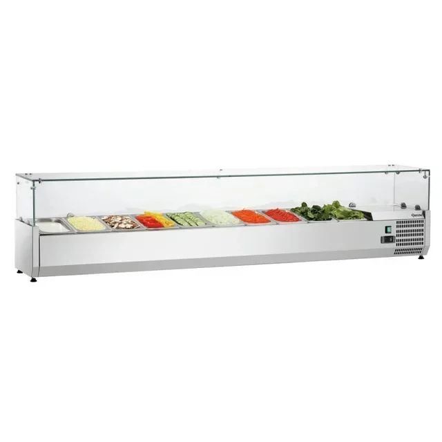 Saladette da Banco - 10 Bacinelle Gastronorm 1/4