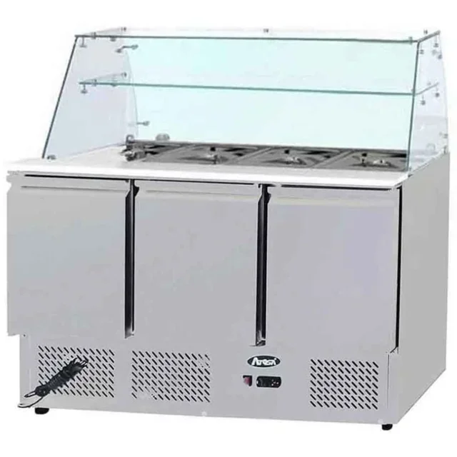 Saladette Refrigerada 380 Litros 4 Cubas GN 1/1