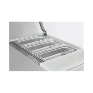 Saladette Refrigerata 1 Porta 109 Litri con 3 Bacinelle Gastronorm 1/1