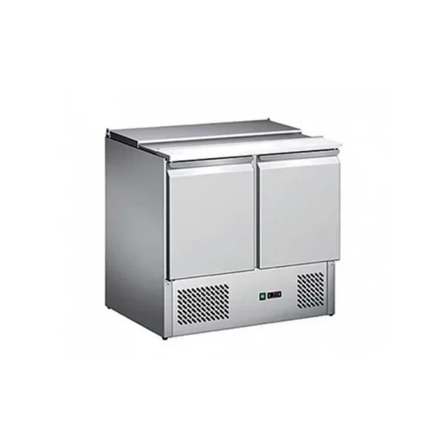 Refrigerated Saladette 2 Doors - Sliding Lid - GN 1/1 and 1/6 Compatible