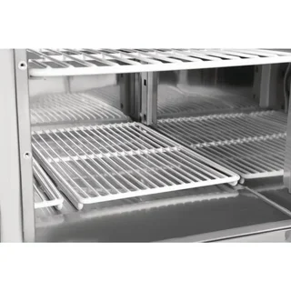 Saladette Refrigerada 240L - 2 Cubas GN 1/1 + 2 Cubas GN 1/4 - Com Tampa de Vidro