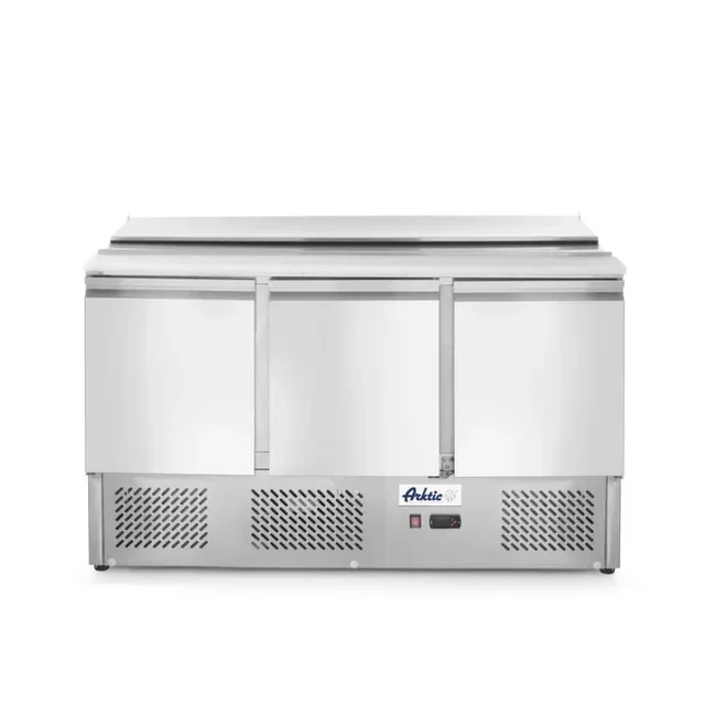 Saladette Refrigerada 3 Portas - Capacidade 380 Litros - 4 Cubas Gastronorm GN 1/1