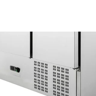 Refrigerated Saladette 3 Doors - Sliding Cover - 4 Gastronorm 1/1 Pans - Refurbished Used