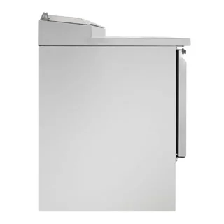 Saladette Refrigerada 3 Portas Corrediças com Tampa de Vidro - Capacidade 8 Cubas Gastronorm 1/6