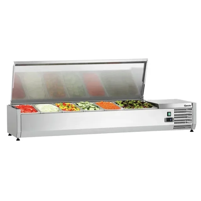 Refrigerated Counter Saladette - 5 GN 1/3 Pans and 1 GN 1/2 Pan