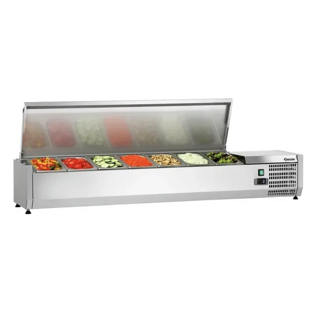 Refrigerated Countertop Saladette - 7 Gastronorm 1/4 Pans