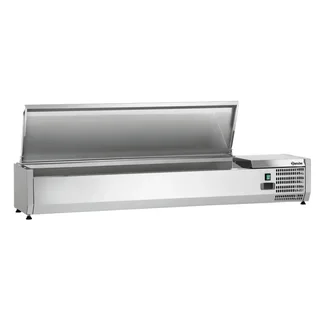 Refrigerated Countertop Saladette - 7 Gastronorm 1/4 Pans