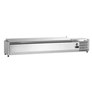 Refrigerated Countertop Saladette - 7 Gastronorm 1/4 Pans