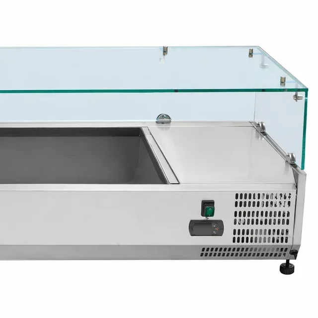 Vetrina Refrigerata da Banco 9 Bacinelle GN 1/3 - Saladetta Professionale