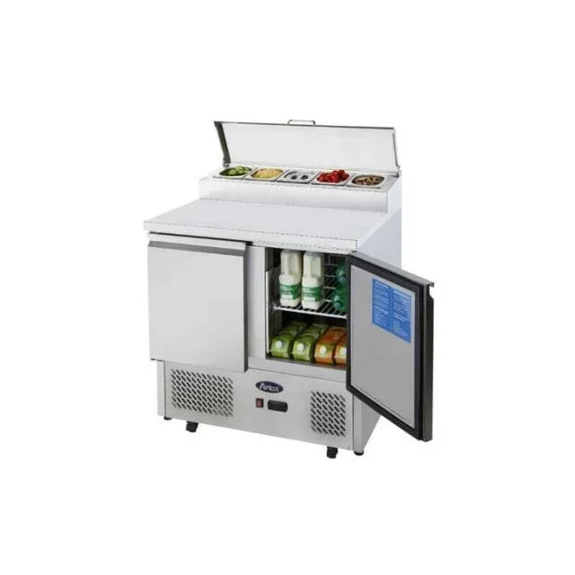 Saladette Refrigerada 5 Cubas GN 1/6 com Porta Dupla - Compacta