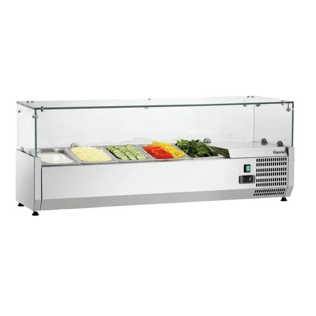 Saladette Refrigerata da Banco - 5 Vaschette Gastronorm 1/4