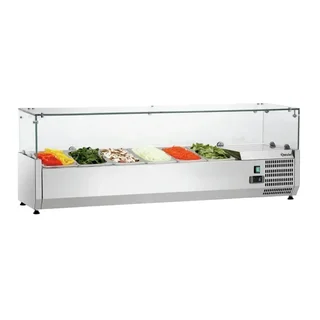 Saladette Réfrigérée de Comptoir - 6 Bacs Gastronorme 1/4