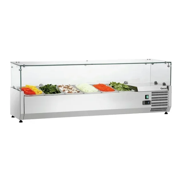 Saladette da Banco 6 Vaschette GN 1/4 - Refrigerata da Appoggio