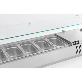 Countertop Refrigerated Saladette - 6 Gastronorm 1/3 Pans