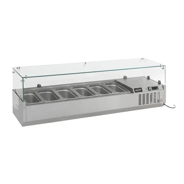 Countertop Refrigerated Saladette 8 GN 1/4 Pans