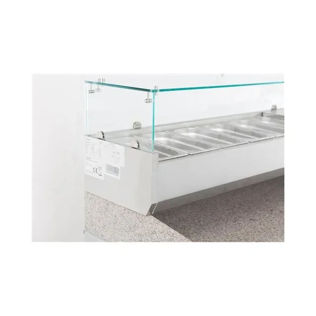 Countertop Refrigerated Saladette - 9 GN 1/3 Pans