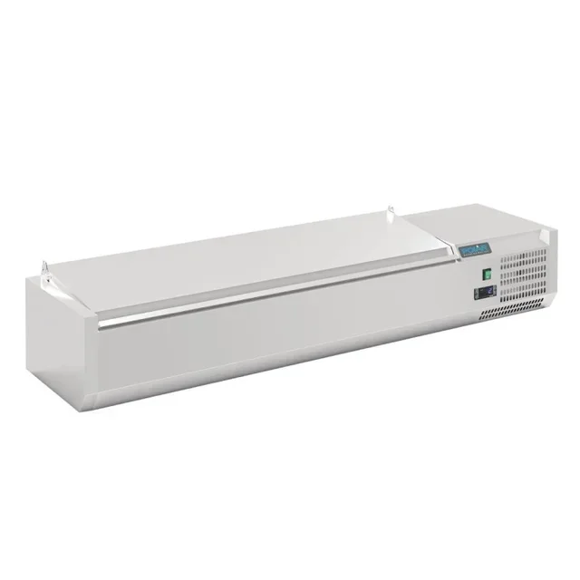 Saladette Refrigerada de Balcão Série G - 6 Cubas Gastronorm 1/4 com Tampa