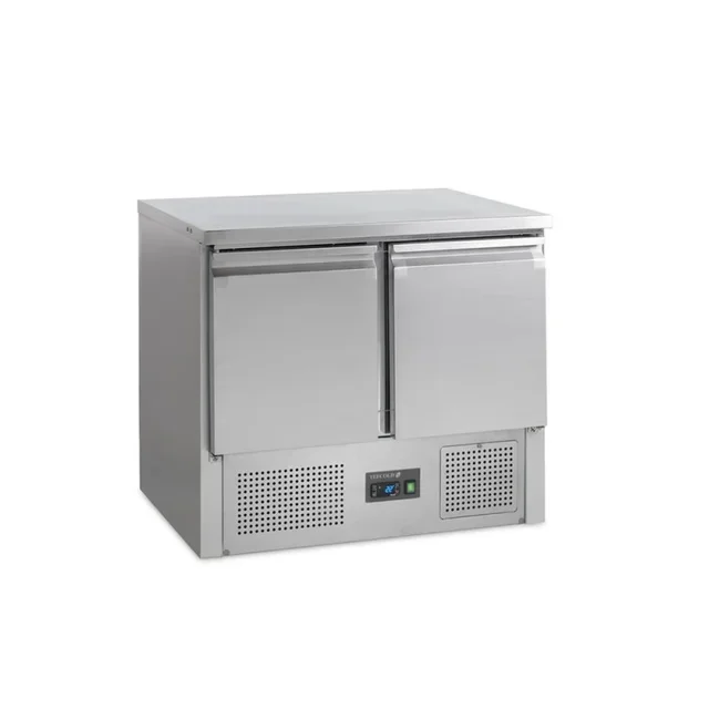 Mesa Refrigerada Saladette 2 Puertas GN 1/1 Acero Inoxidable - Capacidad 230 Litros