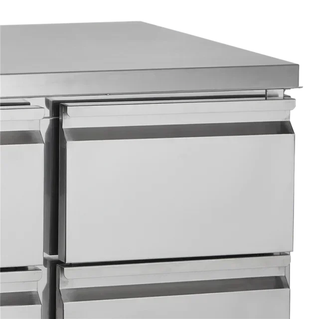 Positive Saladette Stainless Steel 3 Doors 368 L - GN 1/1 Compatible - 4 GN Pans Capacity