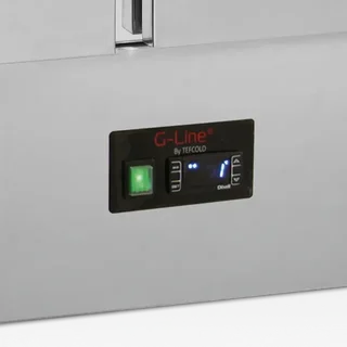 Saladette Refrigerata 2 Porte in Acciaio Inox - Capacità 201 Litri - 5 Bacinelle GN 1/6 - Formato GN 1/1