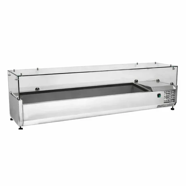 Refrigerated Saladette Display Counter 7 GN 1/3 Pans