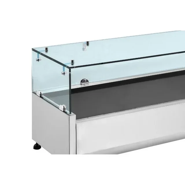 Countertop Refrigerated Display Case - 5 GN 1/3 Pans and 1 GN 1/2 Pan