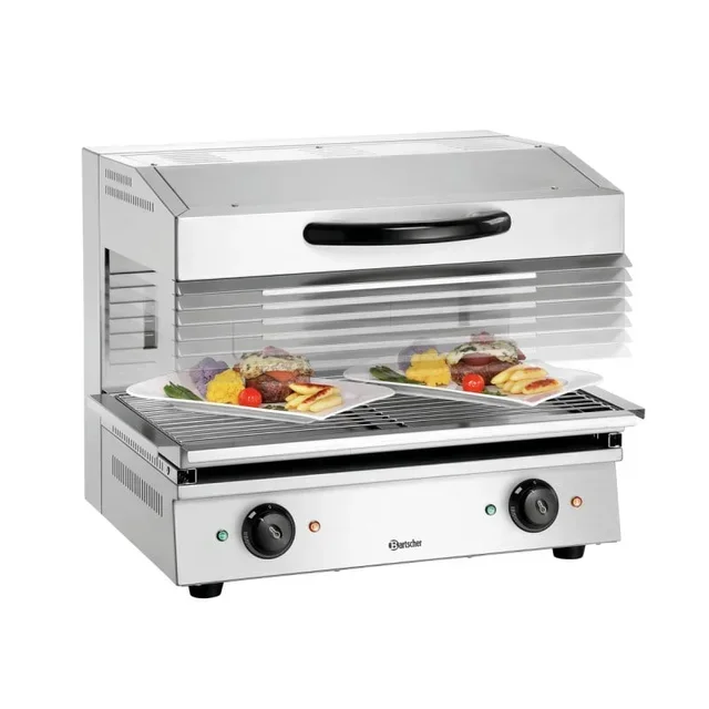 Professional Electric Salamander Lift 600-2Z - Double Heating Zone