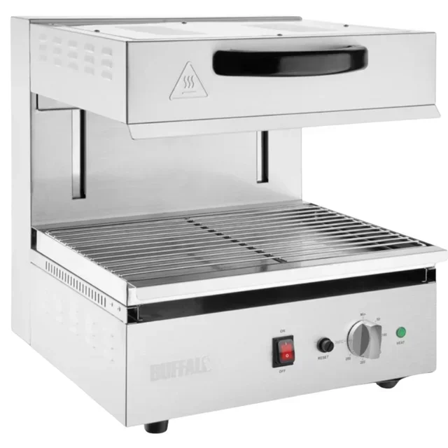 Professional Salamander Grill with Cooking Plate - Adjustable Height - 2800W Power