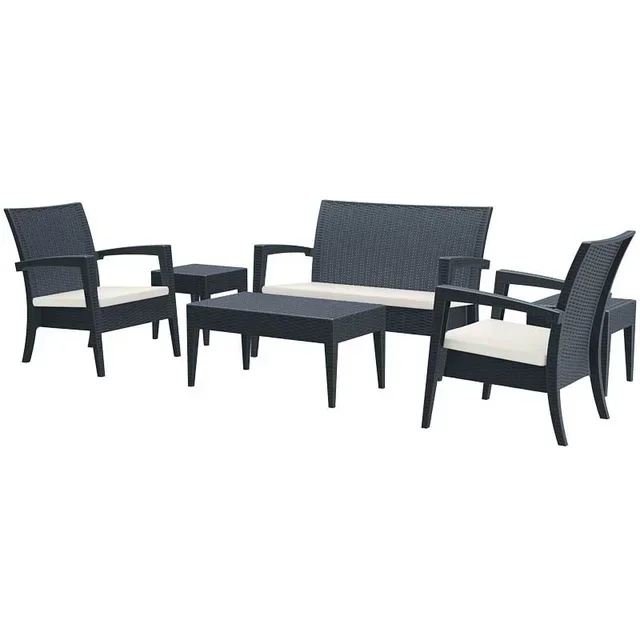 Miami Garden Furniture Set - Dark Grey