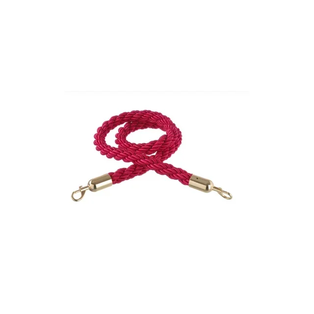 Absperrband mit goldenen Metallverschlüssen