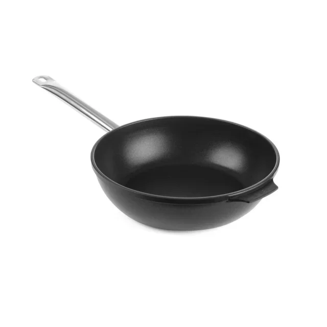 Sartén Saltear Aluminio Fundido 28 cm - Gran Capacidad Cocina