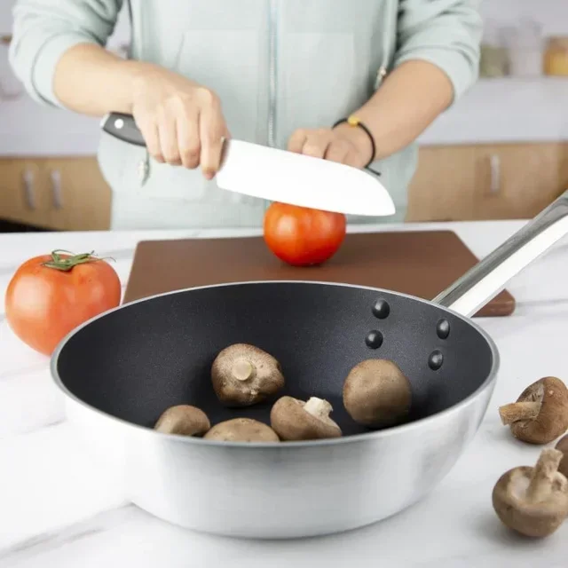 Frigideira Sauté para Indução com Revestimento Antiaderente 24 cm